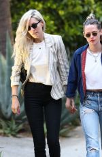KRISTEN STEWART and DYLAN MEYER Out in Los Angeles 05/11/2021