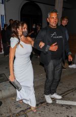 KYLE RICHARDS and Mauricio Umansky Out for Dinner in West Hollywood 05/13/2021