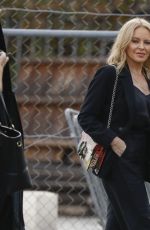 KYLIE MINOGUE Arrives at Risk Sound Recording Studios in Port Melbourne 05/11/2021