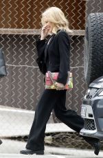 KYLIE MINOGUE Arrives at Risk Sound Recording Studios in Port Melbourne 05/11/2021
