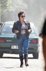 LADY GAGA as Patrizia Reggiani on the Set of House of Gucci in Rome 04/30/2021