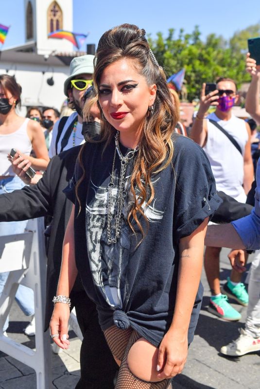 LADY GAGA at 30th Anniversary of The Abbey in West Hollywood 05/23/2021