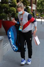 LAURA SIEGEMUND Arrives at Her Hotel After Training at Roland Garros 05/29/2021
