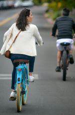 LAUREN SILVERMAN at a Bike Ride in Montecito 05/13/2021