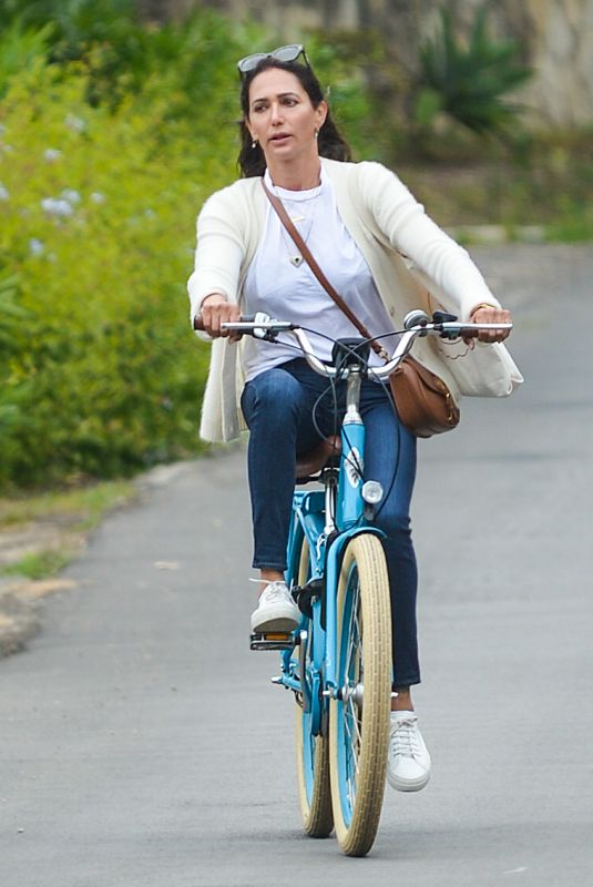 LAUREN SILVERMAN at a Bike Ride in Montecito 05/13/2021