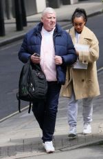LEIGH-ANNE PINNOCK Leaves a Hotel in London 04/30/2021