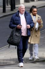 LEIGH-ANNE PINNOCK Leaves a Hotel in London 04/30/2021