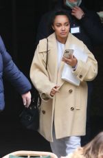 LEIGH-ANNE PINNOCK Leaves a Hotel in London 04/30/2021
