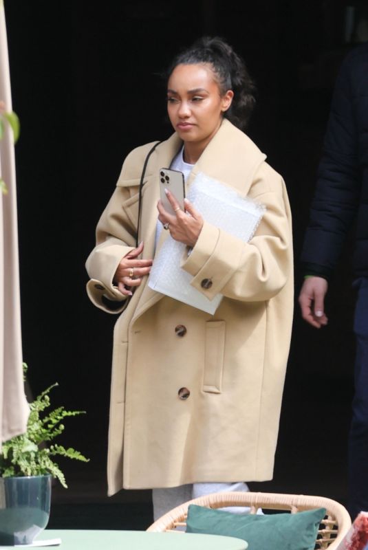 LEIGH-ANNE PINNOCK Leaves a Hotel in London 04/30/2021