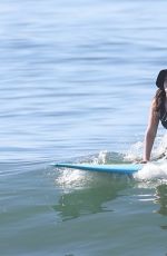 LEIGHTON MEESTER at a Surf Session in Malibu 05/09/2021