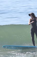 LEIGHTON MEESTER at a Surf Session in Malibu 05/09/2021