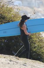LEIGHTON MEESTER at a Surf Session in Malibu 05/09/2021