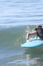LEIGHTON MEESTER at a Surf Session in Malibu 05/09/2021