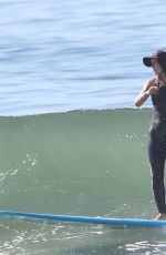 LEIGHTON MEESTER at a Surf Session in Malibu 05/09/2021