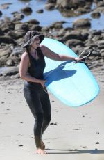 LEIGHTON MEESTER Out Surfing in Malibu 04/30/2021