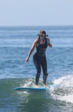 LEIGHTON MEESTER Out Surfing in Malibu 04/30/2021