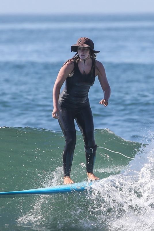 LEIGHTON MEESTER Out Surfing in Malibu 04/30/2021