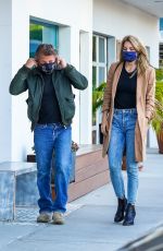 LEILA GEORGE and Sean Penn Out for Dinner in Malibu 05/04/2021