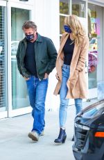 LEILA GEORGE and Sean Penn Out for Dinner in Malibu 05/04/2021