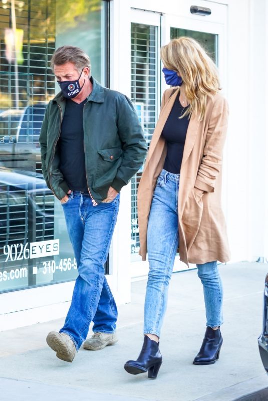 LEILA GEORGE and Sean Penn Out for Dinner in Malibu 05/04/2021