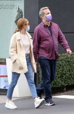 LESLIE MANN and Judd Apatow Out in Santa Monica 05/06/2021