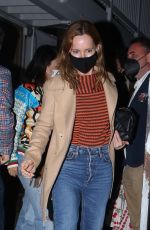 LESLIE MANN at Nobu in Malibu 05/21/2021