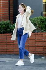 LESLIE MANN Out in Santa Monica 05/20/2021