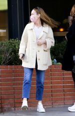 LESLIE MANN Out in Santa Monica 05/20/2021