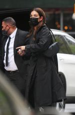 LILY ALDRIDGE Out and About in New York 05/07/2021
