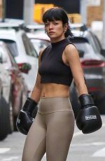 LILY ALLEN Wearing Boxing Gloves After Boxing Workout in New York 04/30/2021