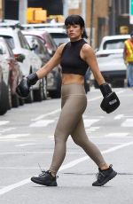 LILY ALLEN Wearing Boxing Gloves After Boxing Workout in New York 04/30/2021