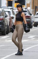 LILY ALLEN Wearing Boxing Gloves After Boxing Workout in New York 04/30/2021