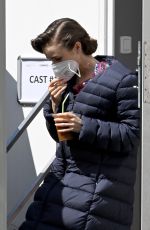 LILY COLLINS and ASHLEY PARK on the Set of Emily in Paris in Paris 05/14/2021
