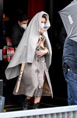 LILY COLLINS and ASHLEY PARK on the Set of Emily in Paris in Paris 05/14/2021