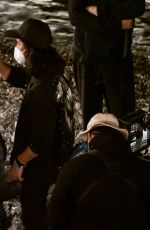 LILY COLLINS on the Set of Emily in Paris in Paris 05/06/2021