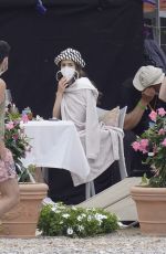 LILY COLLINS on the Set of Emily in Paris in Saint-Jean-Cap-Ferrat 05/04/2021