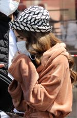LILY COLLINS on the Set of Emily in Paris in Saint-tropez 05/09/2021