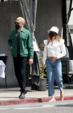 LILY JAMES and Michael Shuman Out in West Hollywood 05/04/2021