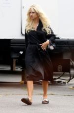 LILY JAMES as Pam Anderson on the Set of Pam and Tommy in Los Angeles 05/11/2021