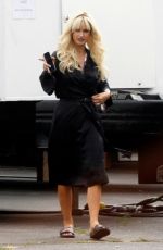 LILY JAMES as Pam Anderson on the Set of Pam and Tommy in Los Angeles 05/11/2021
