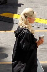 LILY JAMES as Pamela Anderson on the Set of Pam and Tommy in Los Angeles 05/03/2021