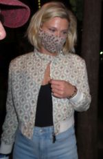 LINDSAY SHOOKUS at Restaurant Row in New York 05/19/2021