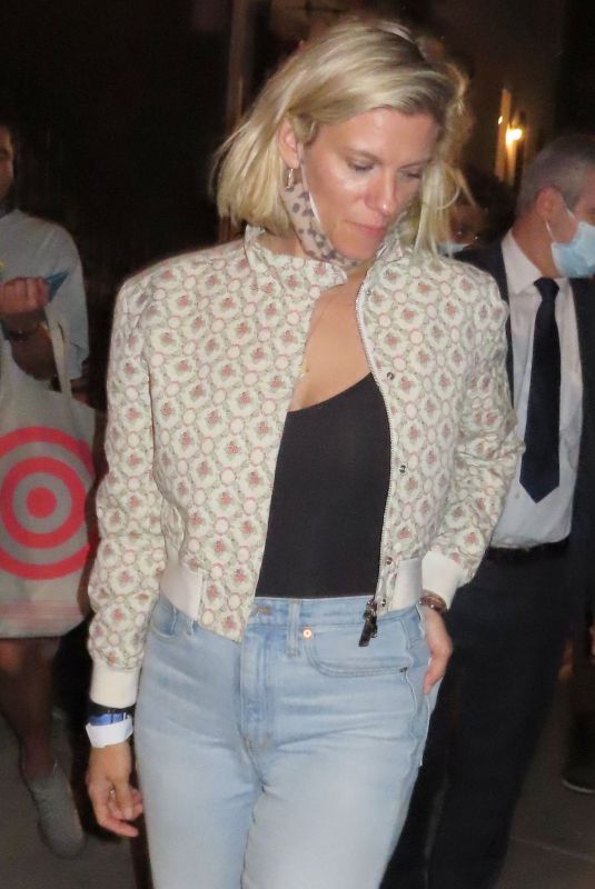LINDSAY SHOOKUS at Restaurant Row in New York 05/19/2021