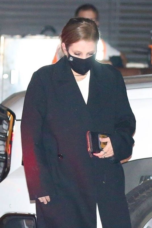 LISA MARIE PRESLEY at Nobu in West Hollywood 05/15/2021