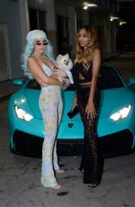 LISA OPIE and RAMINA ASHFAQUE Night Out in Miami 05/10/2021
