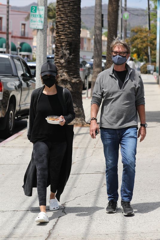 LISA RINNA and Harry Hamlin at Cafe Vida in Pacific Palisades 05/28/2021