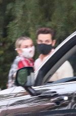 LISA STELLY and Skylar Astin at San Vicente Bungalow in West Hollywood 05/28/2021