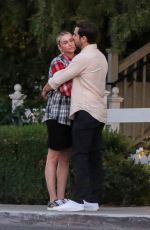 LISA STELLY and Skylar Astin at San Vicente Bungalow in West Hollywood 05/28/2021