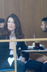 LISA VANDERPUMP and  Ken Todd Out for Lunch in Hollywood 05/01/2021