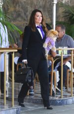 LISA VANDERPUMP at Bottega Louie in West Hollywood 05/04/2021